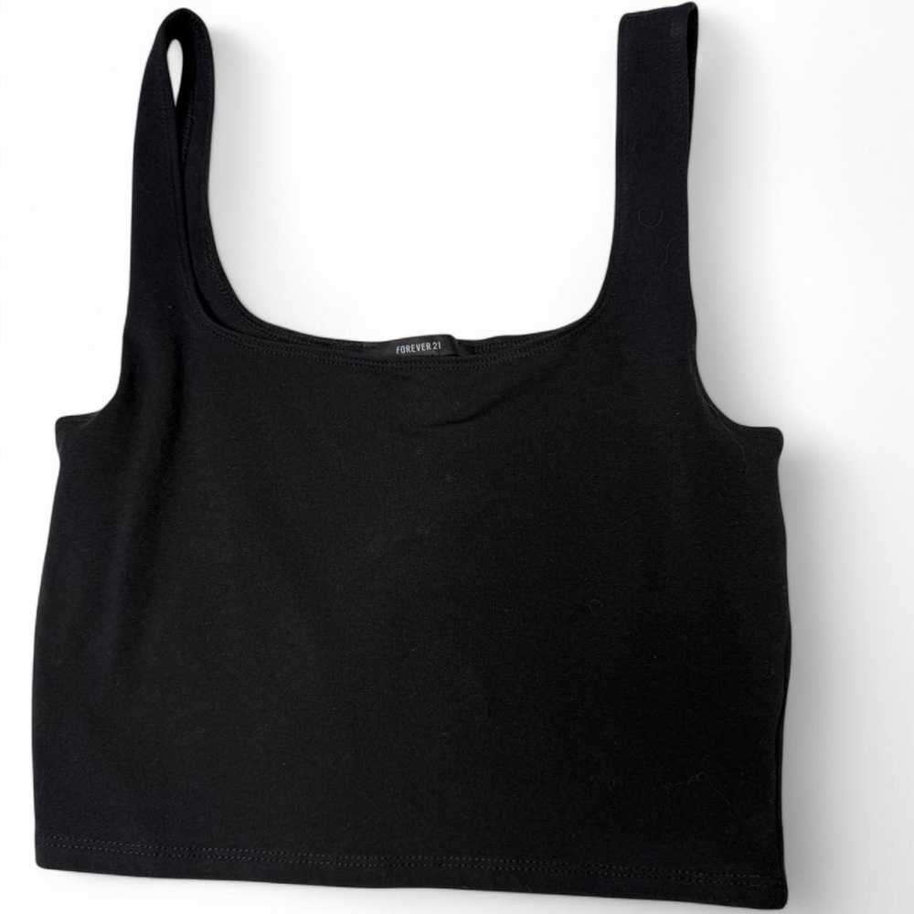 Forever 21 black crop top